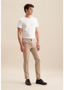 Chinohose Seidensticker "Schwarze Rose", Herren, Gr. 48, Normalgr&ouml;&szlig;en, beige (sand), 97% Baumwolle, 3% Elasthan, unifarben, Hosen Chinohose