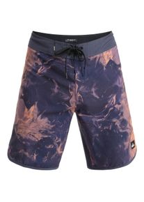 Boardshorts Quiksilver "Highline Scallop 19", Herren, Gr. 28(XS), india ink, Obermaterial: 88% Microfaser, 12% Elasthan;, Hosen Boardshorts