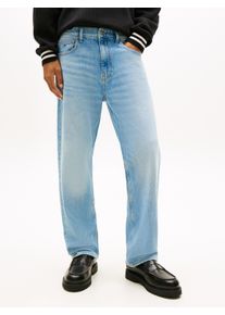 Straight-Jeans Tommy Jeans "OTIS REGULAR", Herren, Gr. 30, L&auml;nge 32, denim light, Denim/Jeans, Obermaterial: 99% Baumwolle, 1% Elasthan, unifarben, regular fit lang, Jeans Straight-Jeans, Regular fit mit praktischen Taschen