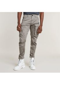 G-Star Raw Cargohose G-STAR "Rovic Zip 3D Tapered Pant", Damen, Gr. 33, L&auml;nge 34, grau (elephant skin), Web, Obermaterial: 97% Baumwolle, 3% Elasthan, unifarben, normal lang, Hosen Cargohose, Tapered Fit