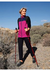 Softshellweste Catamaran, Damen, Gr. 46, bunt (magenta, marine), 94% Polyester, 6% Elasthan, gemustert, mehrfarbig, unifarben, Westen Softshellweste