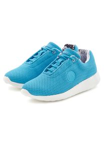active by Lascana Sneaker LASCANA ACTIVE "Halbschuh, Turnschuhe", M&auml;dchen, Gr. 37, blau (t&uuml;rkis), Obermaterial: 100% Textilmaterial. Decksohle: 100% Textilmaterial. Futter: 100% Textilmaterial. Laufsohle: 100% Synthetik, unifarben, Basic, Schuhe Sneaker, mit atmungsaktivem Mesh-Obermaterial, herausnehmbare Innensohle