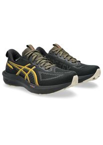 Laufschuh asics "GT-1000 14 GORE-TEX", Damen, Gr. 42, schwarz (schwarz, sandstorm), Textil, Schuhe Laufschuh, f&uuml;r mehr Stabilit&auml;t, wasserdicht, Topseller