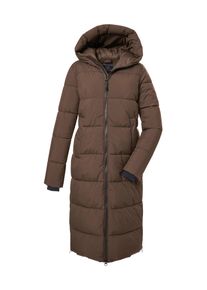 G.I.G.A. by Killtec Steppmantel "GW 50 WMN QLTD CT", Damen, Gr. 34, braun (dunkelbraun), Obermaterial: 100% Polyester;Futter: 100% Polyester;F&uuml;llung: 100% Polyester, G.I.G.A. DX BY KILLTEC, M&auml;ntel Steppmantel, Trendiger Damenmantel, wasserabweisend, winddicht, atmungsaktiv