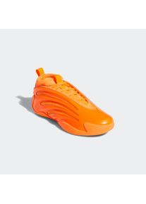 Basketballschuh adidas Performance "HARDEN VOLUME 9", Damen, Gr. 45, lila (solar orange, core schwarz, collegiate lila), Synthetik, Textil, Schuhe Basketballschuh