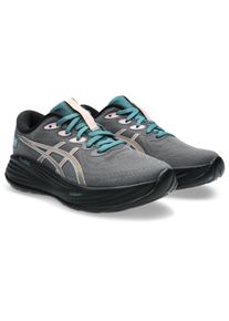 Laufschuh asics "GEL-CUMULUS 27 GORE-TEX", Damen, Gr. 37,5, carrier grau, misty pine, Synthetik, Schuhe Laufschuh, wasserdicht, Topseller