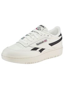 Sneaker Reebok CLASSIC "CLUB C DOUBLE REVENGE", Damen, Gr. 39, chalk, cschwarz, chalk, Synthetik, Textil, Schuhe Sneaker