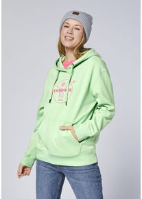 Kapuzensweatshirt Chiemsee, Damen, Gr. L (40), meadow, 88% Baumwolle, 12% Polyester, Sweatshirts Kapuzensweatshirt