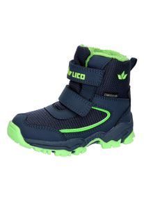 Winterstiefel Lico "Lauflernschuh Pauli V", Jungen, Gr. 26, blau, Synthetik, Schuhe Winterstiefel