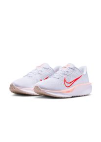 Laufschuh Nike "WMNS QUEST 6", Damen, Gr. 43, wei&szlig;, bright crimson, washed coral, Textil, Schuhe Laufschuh