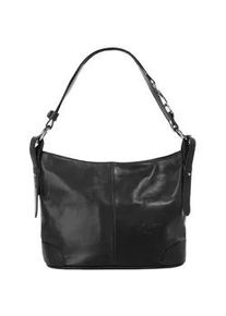 Umh&auml;ngetasche Samantha Look, Damen, Gr. B/H/T: 33cm x 25cm x 15cm onesize, schwarz, Leder, vintage, Taschen Umh&auml;ngetasche, echt Leder, Made in Italy