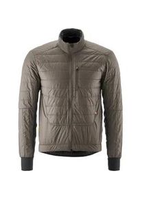 Fahrradjacke Gonso "Trail Jacket Primaloft M", Herren, Gr. XXL, grau (terragrau), 100% Polyester, hoch geschlossener Ausschnitt, Jacken Fahrradjacke, Herren Radjacke, warme und atmungsaktive Primaloft-Jacke