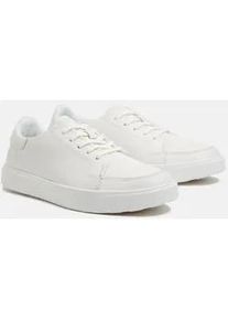 Sneaker Timberland "Emerson Street LOW LACE UP SNEAKER", Herren, Gr. 46, whi full grain, Leder, Synthetik, Schuhe Sneaker