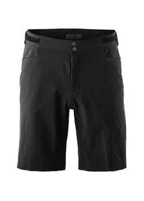 Fahrradhose Gonso "Adventure Shorts M", Herren, Gr. 6XL, Normalgr&ouml;&szlig;en, schwarz, 90% Polyamid, 10% Elasthan, Hosen Fahrradhose, Strapazierf&auml;hig und formstabil