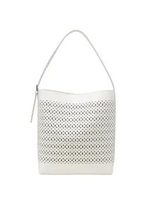 Marc O'Polo Umh&auml;ngetasche MARC O'POLO "mit herausnehmbarer Innenpouch", Damen, Gr. B/H/T: 35cm x 34cm x 12cm, wei&szlig; (m112), Leder, unifarben, Taschen Umh&auml;ngetasche