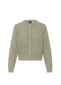 Strickjacke oxmo "Strickjacke OXBMMOMA CARDIGAN", Damen, Gr. XXL, braun (vetiver), Obermaterial: 50% Polyacryl PAN. 50% Polyester PES., Strickjacken Strickjacke