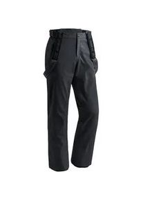 Skihose Maier Sports "Anton Light 2.0", Herren, Gr. 52, Normalgr&ouml;&szlig;en, schwarz, 100% Polyester, Hosen Skihose, Herren Schneehose mit Hosentr&auml;gern, wind/wasserdicht, Regular Fit