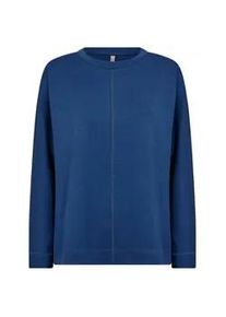 Blusentop soyaconcept "Soya Concept Shirt SC-BANU", Damen, Gr. XL, 6832 estate blau, Obermaterial: 48% Modal, 48% Polyester, 4% Elasthan, Blusen Blusentop