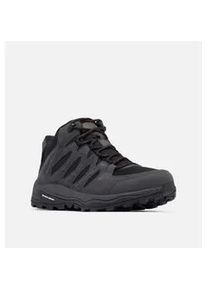 Wanderschuh Columbia "REDMONDTM IV MID WATERPROOF", Herren, Gr. 42, schwarz, mountain rot, Mesh, Synthetik, Schuhe Wanderschuh, wasserdicht