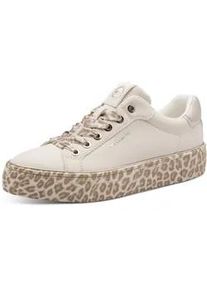 Slip-On Sneaker Tamaris, Damen, Gr. 39, leo kombiniert, Lederimitat, kontrastfarbene Details, Schuhe, Freizeitschuh, Halbschuh, Slipper in veganer Verarbeitung