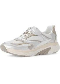 Sneaker Gabor "Sneaker low", Damen, Gr. 40,5, wei&szlig;, Schuhe Sneaker