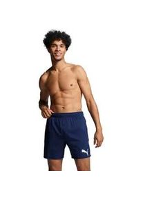 Badeshorts Puma "Puma SWIM MEN MID SHORTS", Herren, Gr. XL, N-Gr, navy, Web, Obermaterial: 100% Polyester, Badehosen Badeshorts, mit elastischem Bund, Seitentaschen