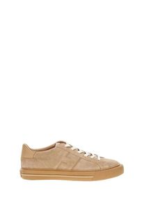 Hogan Low-Top Sneaker - Low-Top Suede Sneakers With Tonal Lateral Detail - Gr. 6_5 - in Braun - f&uuml;r Damen