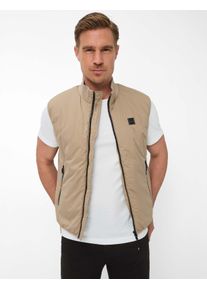 Brax Herren Weste Style LIAM sand, Beige, Gr. L