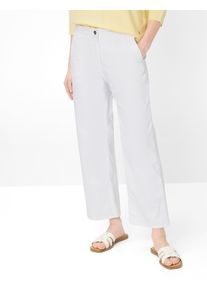 Brax Damen Culotte Style MAINE S WHITE, denim wei&szlig;, Gr. 48
