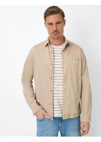 Brax Herren Overshirt Style KAY sand, Beige, Gr. L