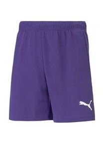 Puma teamRISE Shorts Kinder prism violet/Puma white 164