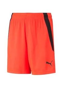 Puma teamLIGA Shorts Kinder nrgy red/Puma black 140