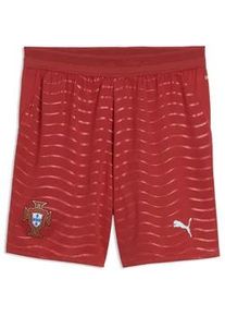 Puma FPF Portugal Shorts 2026 Kinder 01 - club red/green lagoon 152