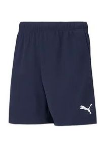 Puma teamRISE Shorts Kinder peacoat/Puma white 164