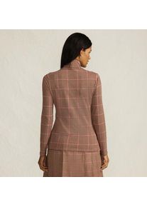 LANDS' END Rollkragenshirt aus Baumwoll/Modalmix, Damen,  Wei&szlig;, Baumwolle/Elasthan/Baumwolle Modal, by Lands' End