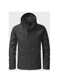 Sch&ouml;ffel Outdoorjacke SCH&Ouml;FFEL "Jacket Gmund M", Herren, Gr. 48, schwarz (9990, schwarz), Oberstoff: Aussenseite: 100% Polyester; (Membran: Polyurethan); Futter Rumpf oben: 100% Polyester, regular fit, hoch geschlossener Ausschnitt, Jacken Outdoorjacke