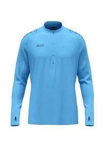 Jako Light Flow 1/4-Zip Sweatshirt Kinder 430 - skyblue 164