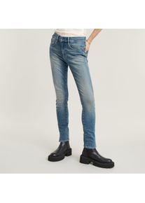 G-Star Raw Skinny-fit-Jeans G-STAR "Lhana Skinny Jeans", Damen, Gr. 28, L&auml;nge 32, blau (sun faded biscay blau), Denim/Jeans, Obermaterial: 98% Baumwolle, 2% Elasthan, skinny fit lang, Jeans Skinny-fit-Jeans, mit Wohlf&uuml;hlfaktor durch Stretchanteil