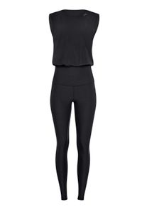 Jumpsuit WINSHAPE "JS102LSC", Damen, Gr. XL, Normalgr&ouml;&szlig;en, schwarz, 85% Polyester, 15% Elasthan, Rundhals, Overalls Jumpsuit, Functional Comfort