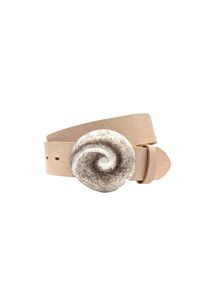 Lederg&uuml;rtel RETTUNGSRING G&Uuml;RTEL, Damen, Gr. 110, beige, Rindsleder, G&uuml;rtel Lederg&uuml;rtel