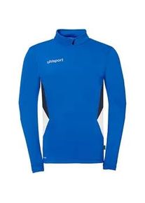 Uhlsport Equipe 29 1/4-Zip Sweatshirt Kinder azurblau/wei&szlig;/marine 164