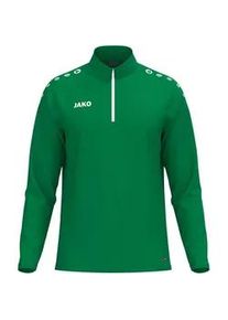 Jako One 1/4-Zip Sweatshirt Kinder 200 - sportgr&uuml;n 128