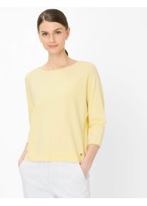 Brax Damen Pullover Style EMMA limoncello, hellgelb, Gr. 48
