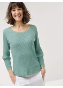 Walbusch Rippshirt Spitzendetail