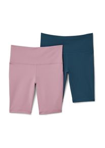 Tchibo - 2 Kinder-Sport-Radlershorts - M&auml;dchen - Gr. 122/128 - lila