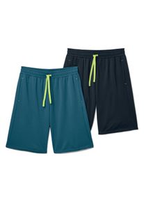 Tchibo - 2 Kinder-Sportshorts - Jungen - Gr. 122/128 - schwarz