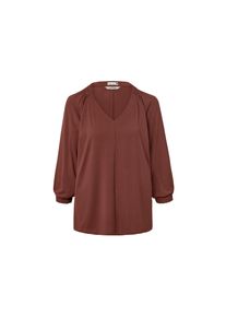 Tchibo - Shirt mit Raffung - Damen - Gr. S - terrakotta