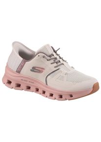 Slip-On Sneaker Skechers "GLIDE-STEP PRO", Damen, Gr. 35, bunt (taupe multi), Textil, Schuhe Slip-On Sneaker, Slipper, Freizeitschuh mit komfortabler Heel Pillow Funktion