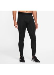 Trainingstights Nike "PRO WARM MENS TIGHTS", Herren, Gr. L, N-Gr, schwarz-wei&szlig; (schwarz, wei&szlig;), Obermaterial: 88% Polyester, 12% Elasthan, Hosen Trainingstights
