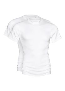 Unterziehshirt Mey "Noblesse", Herren, Gr. 10/4XL, N-Gr, wei&szlig;, Obermaterial: 100% Baumwolle, k&ouml;rpernah, Rundhals, Unterhemden Unterziehshirt, ohne Seitenn&auml;hte, Feinripp, Rundhalsausschnitt, Kurzarm, atmungsaktiv